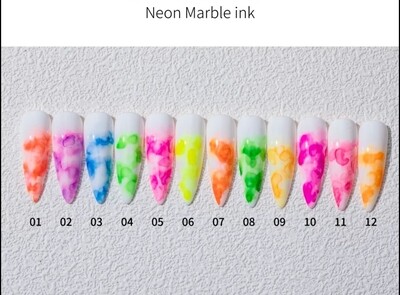 Encre neon (12 couleurs) à l'unité Encre neon (12 couleurs) à l'unité