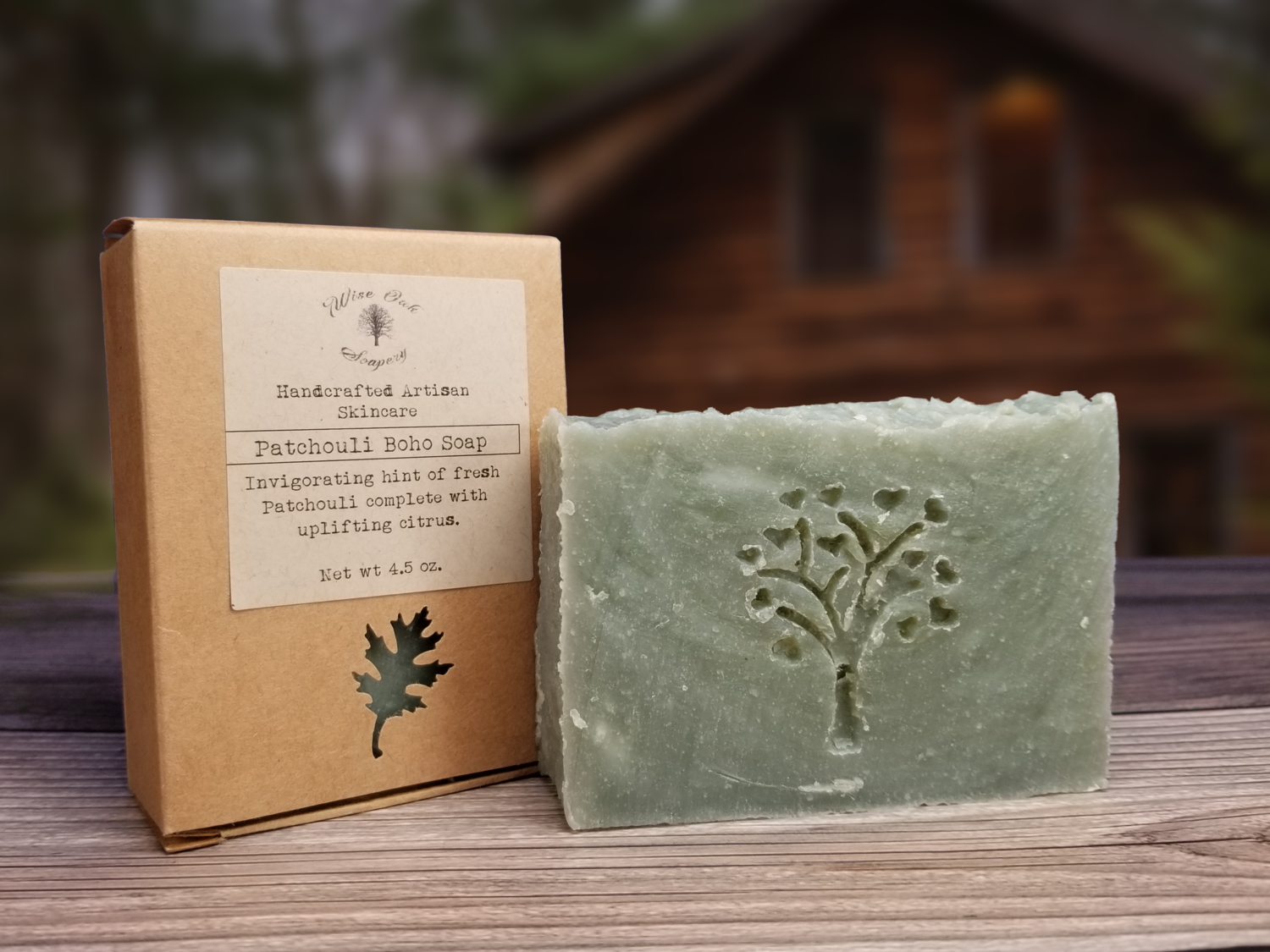 Patchouli Boho Natural Bath and Body Soap Bar