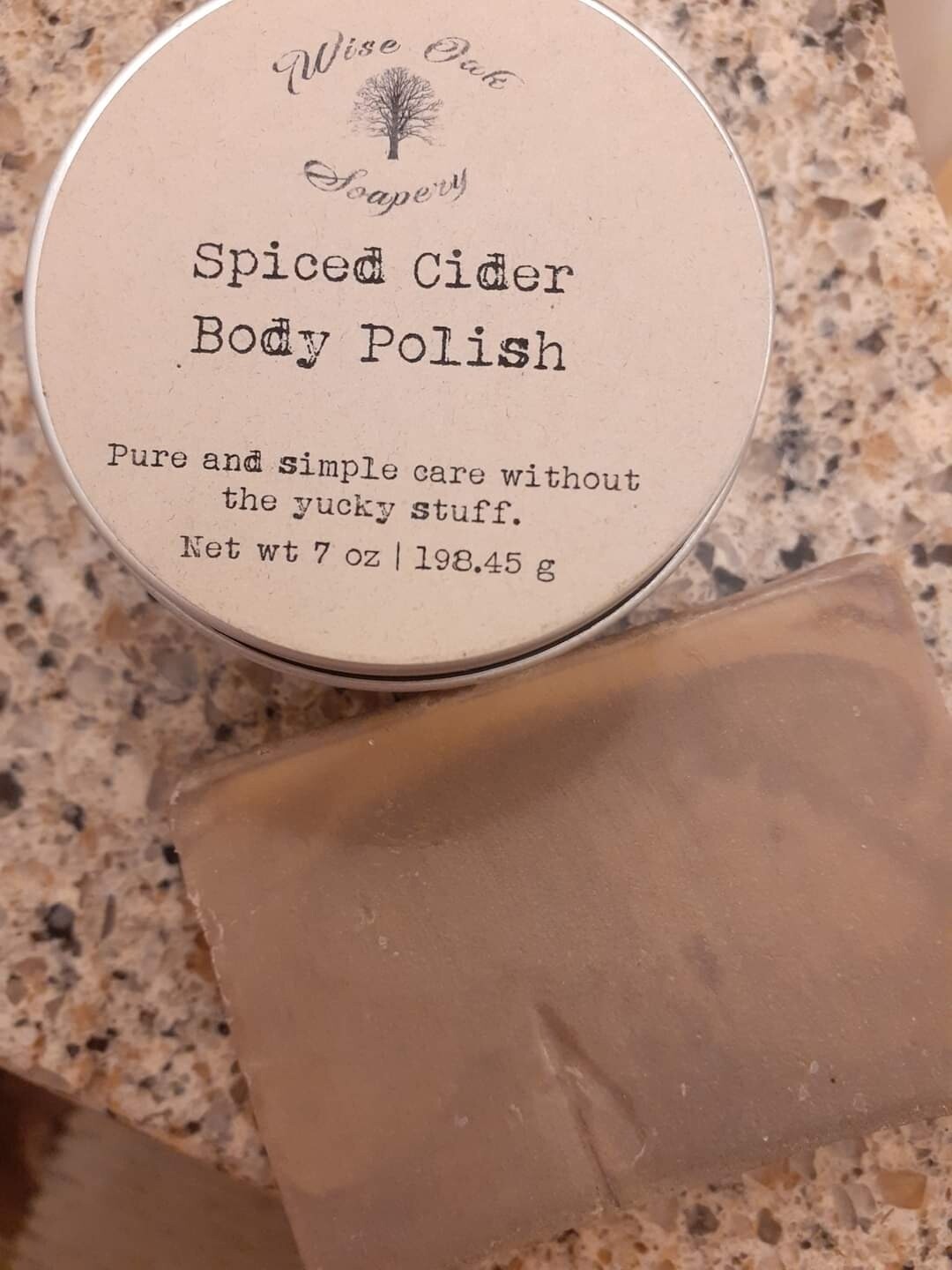 Spiced Cider Paleo Body Polish Sugar Scrub