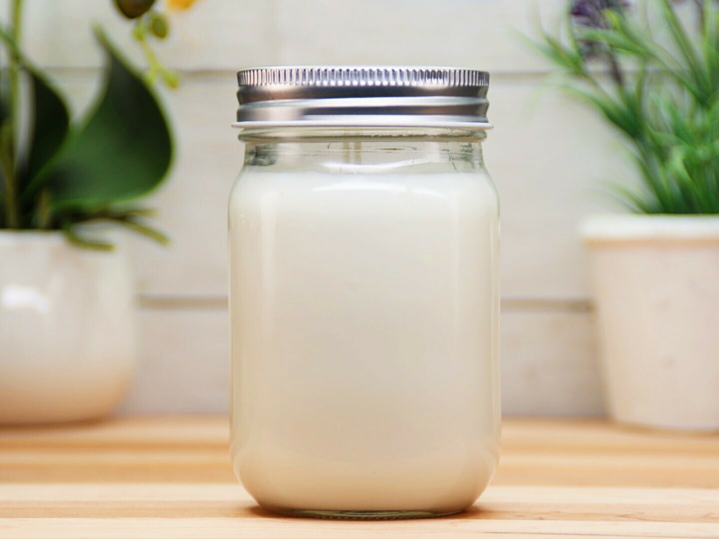 12 oz Aromatherapy Soy Wax Glass Jar Candle with Essential Oils