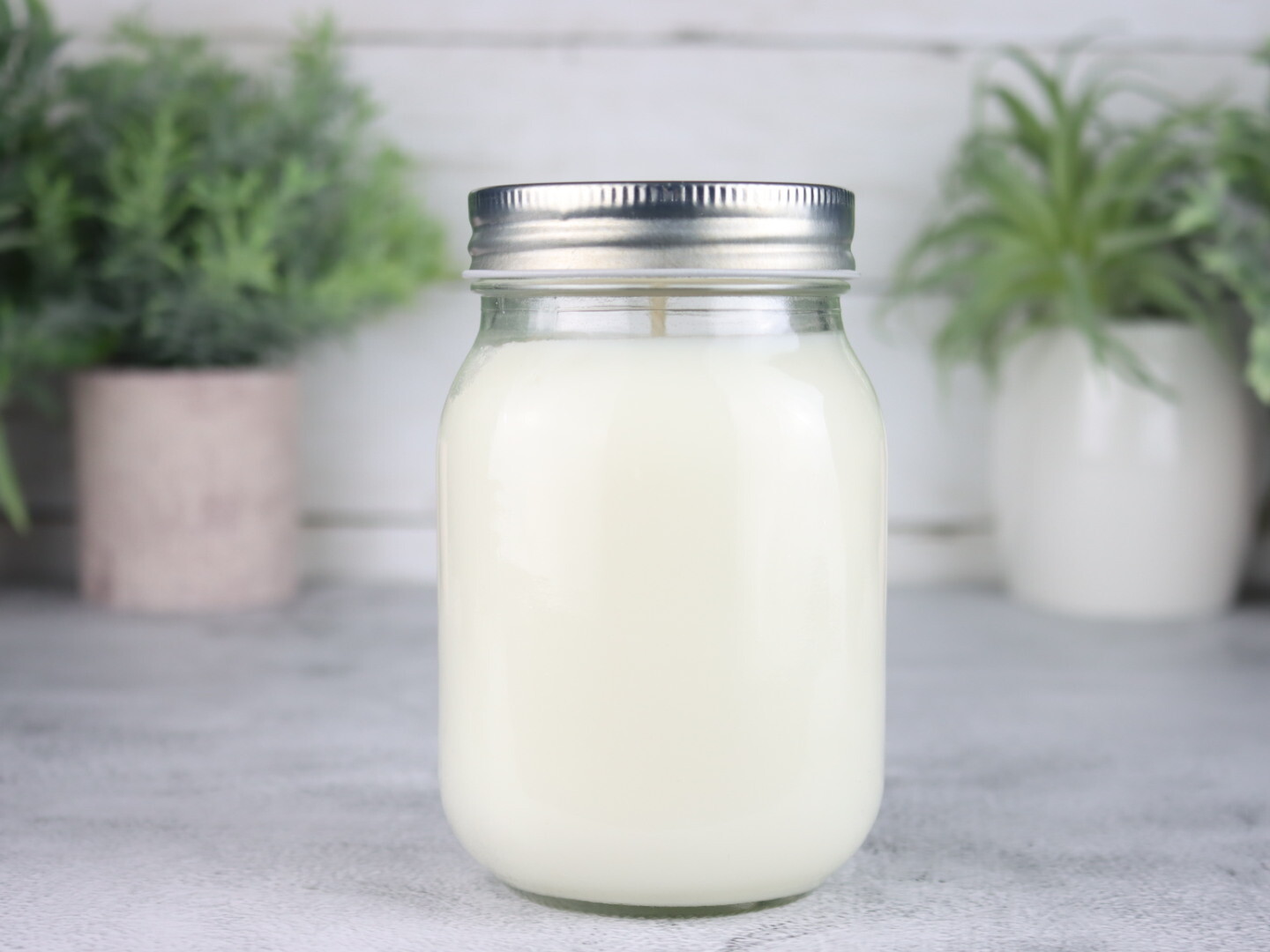16 oz Aromatherapy Soy Wax Glass Jar Candle with Essential Oils