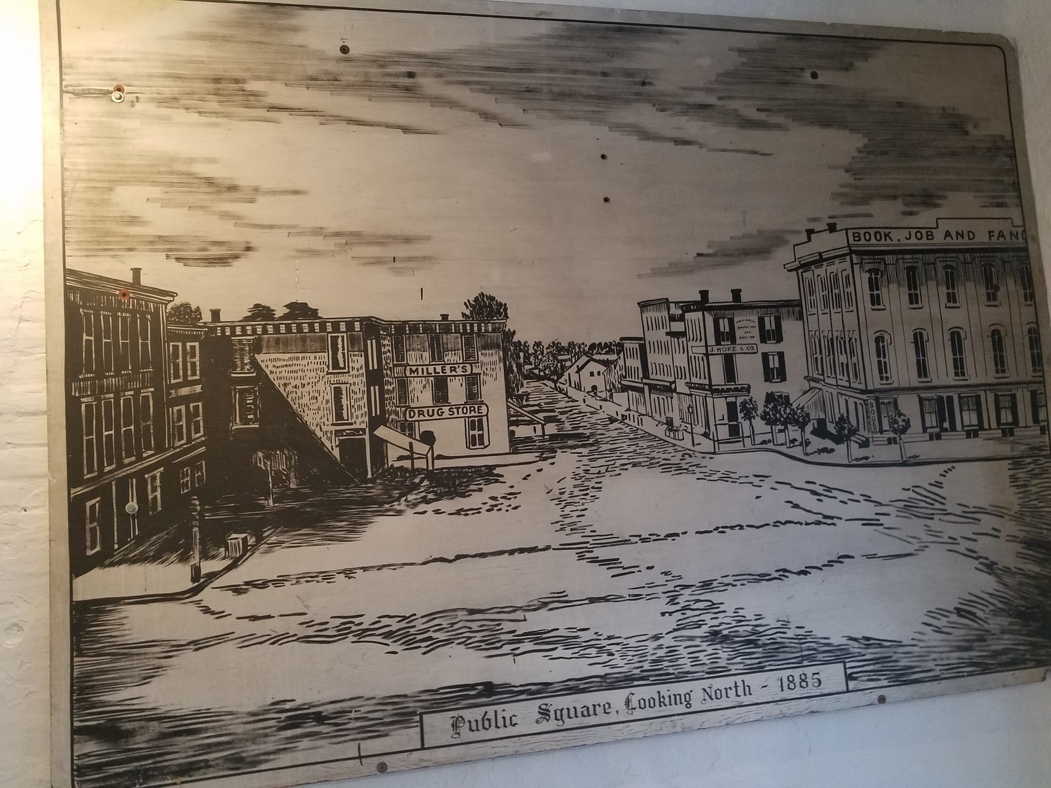 Chambersburg Square painting