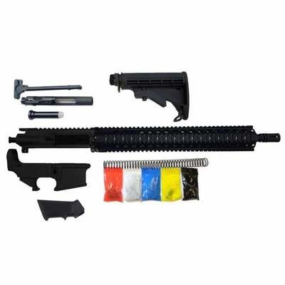 .300 Blackout Rifle Kit, 16”Phosphate Barrel, With 80% Lower
