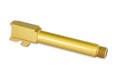 Glock 19 Threaded Gold Barrel (Titanium Nitride)