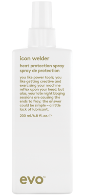 EVO icon welder
heat protection spray 6.8oz