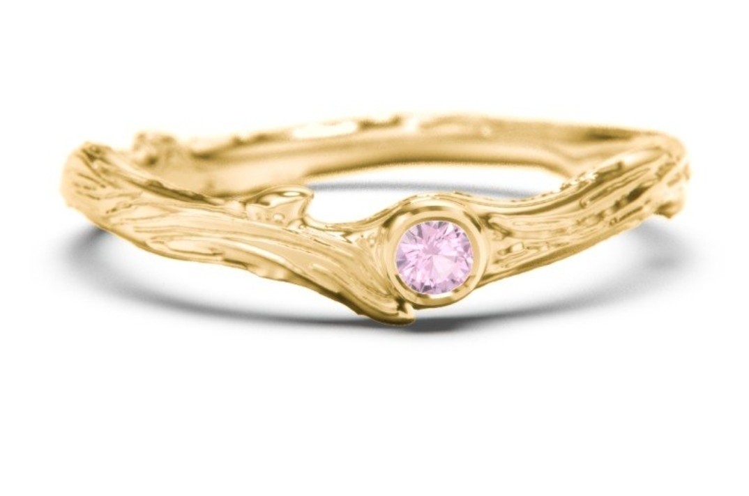 14kt gold vine ring