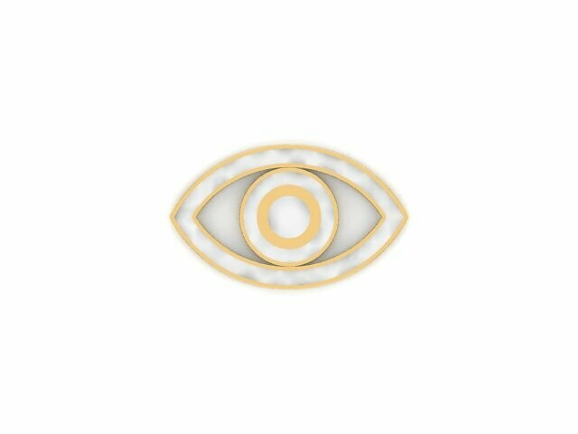 Enameled Evil Eye Pendant