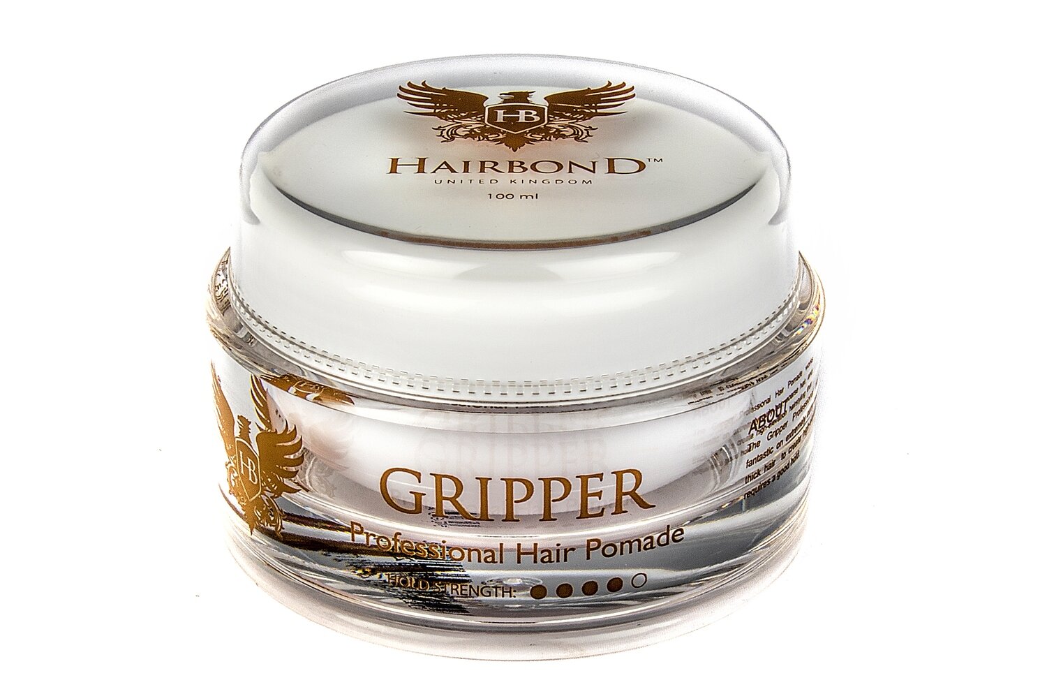 12 X Hairbond® Gripper Professional Hair Pomade 100ml 12 X Hairbond® Gripper Professional Hair Pomade 100ml