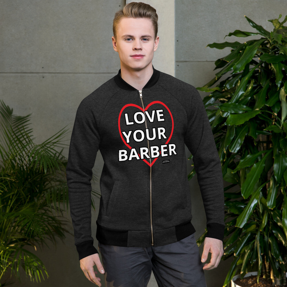 Finest Barbers© Love your Barber Bomber Jacket Finest Barbers© Love your Barber Bomber Jacket
