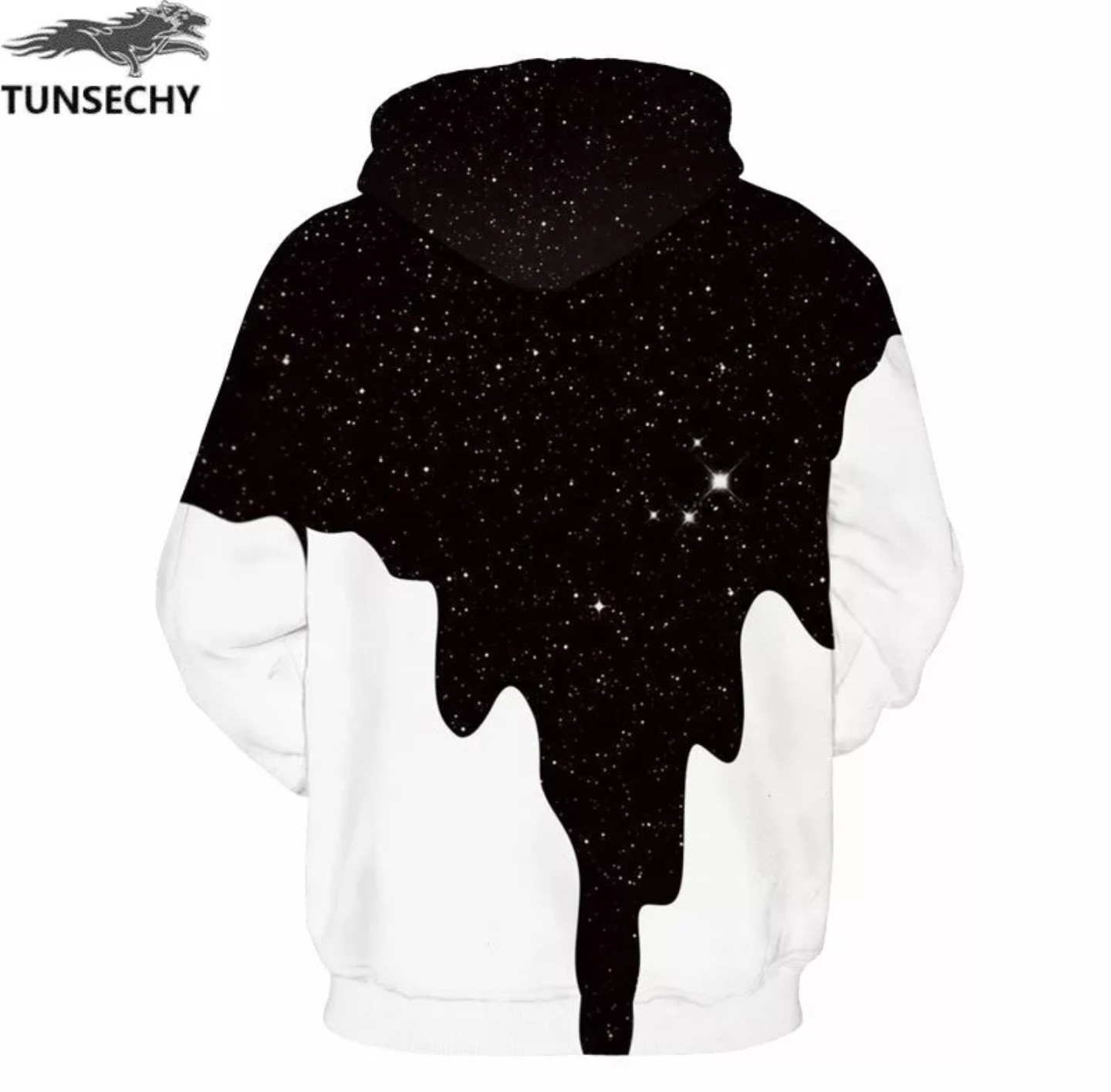 TUNSECHY Hot Fashion Men/Women 3D Sweatshirts Print Milk Space Galaxy Hoodies