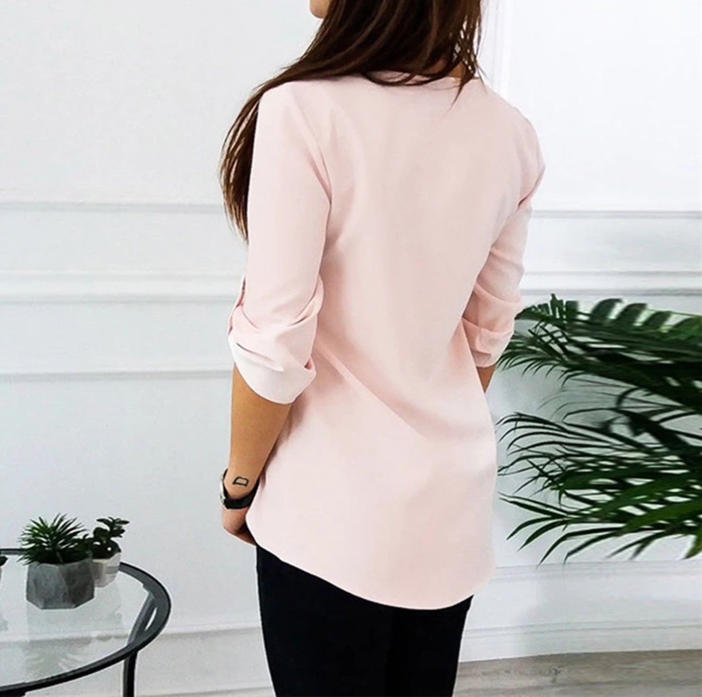 Women Spring Summer Chiffon Blouse Top