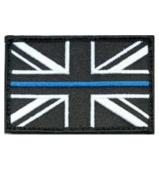 Thin Blue Line Union Flag Patch