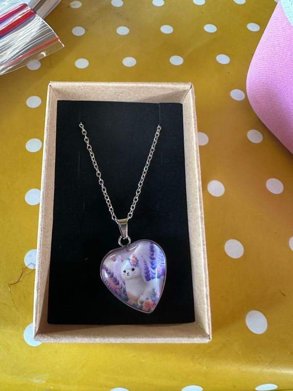 Alpaca Heart Necklace