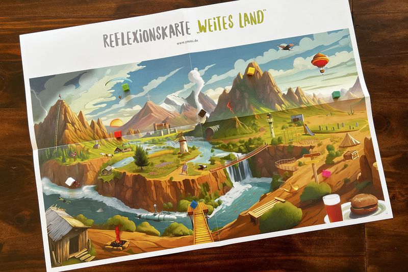 Reflexionskarte "Weites Land"