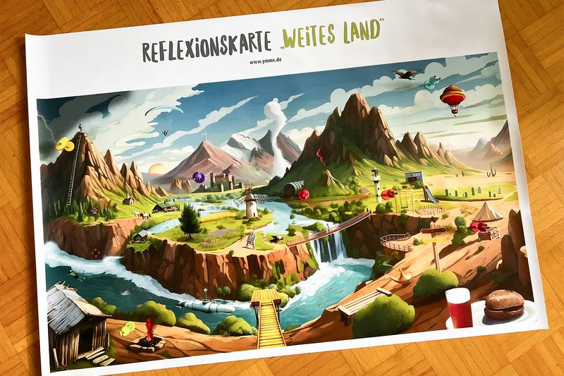 Reflexionsposter Reflexionsposter "Weites Land" XL