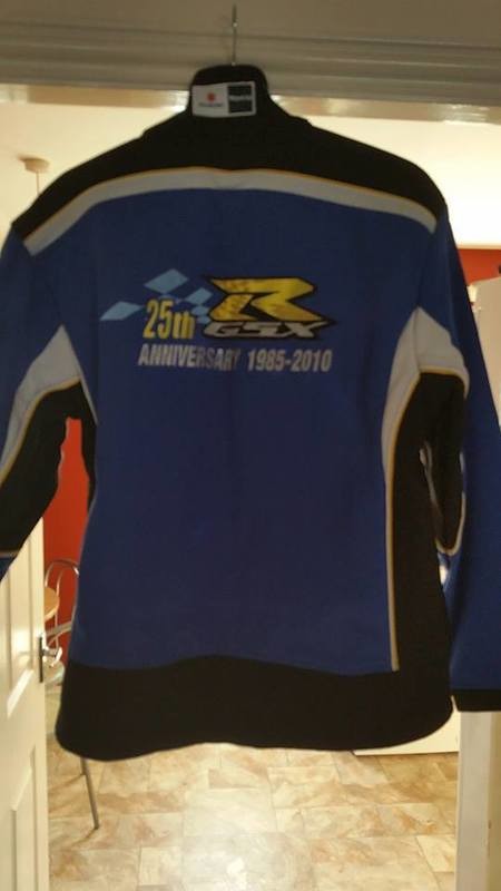 Genuine Suzuki Merchandise 25th anniversary GSXR jacket.