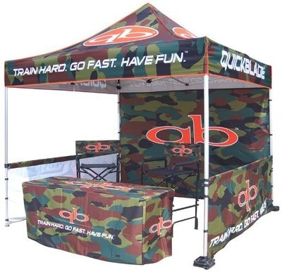 10 FT X 10 FT POP-UP CANOPY COMPLETE EVENT PACKAGE