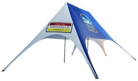 DOUBLE POLE PROMO STAR TENT