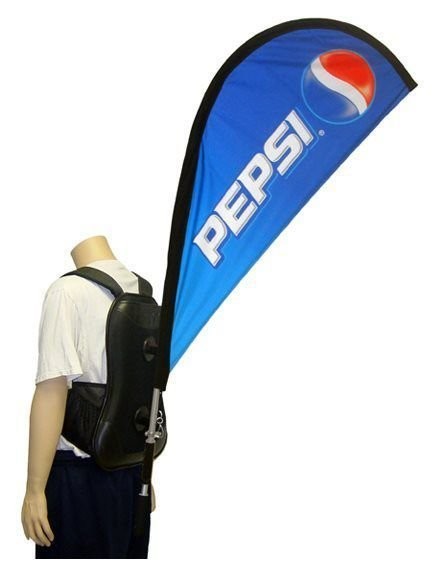 TEARDROP BACKPACK BANNER