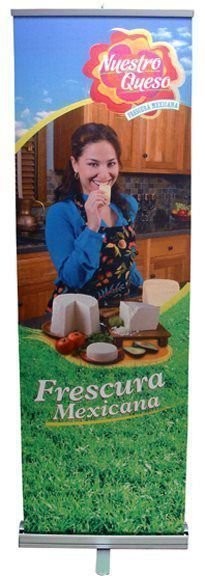 24" ECONOMY SS BANNER STAND