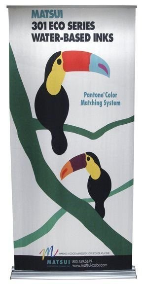 48" ULTRA PREM SS BANNER STAND