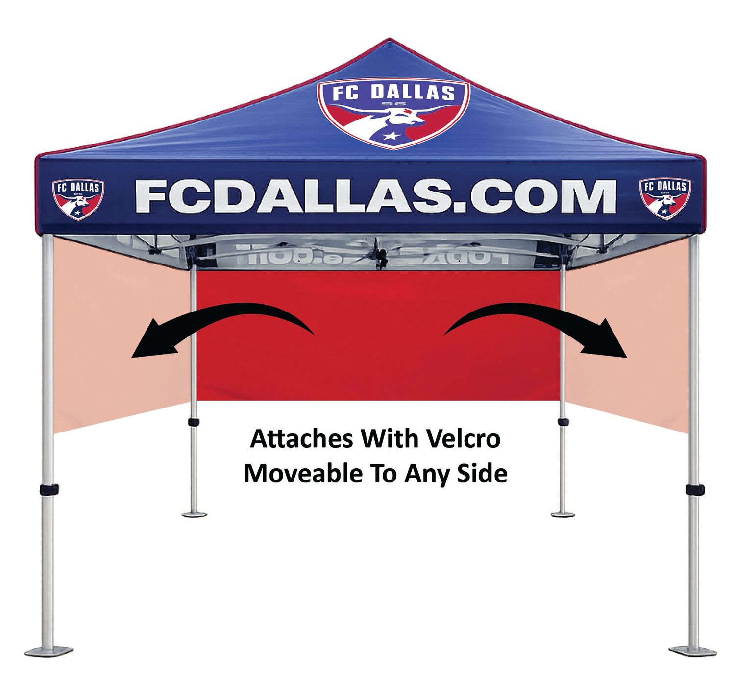 15ft Pop-Up Canopy Tent Sun-Shade Wall