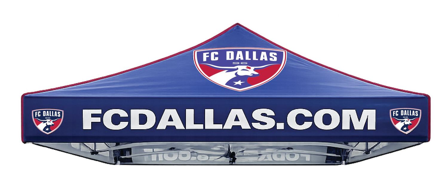 10'x10' FC Dallas Premium Custom Team Pop-Up Canopy Tent Top (Only) 10'x10' FC Dallas Premium Custom Team Pop-Up Canopy Tent Top (Only)