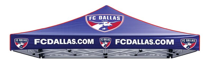 10'x15' FC Dallas Premium Custom Team Pop-Up Canopy Tent Top (Only)