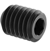 SCREW, SET, CUP PT, HEX, BLK OX, 10-32 X 1/4