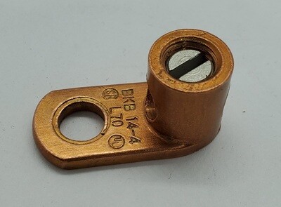 Mechanical Connector, Electrolytic Copper, Max. Conductor Size: 4 AWG Stranded
