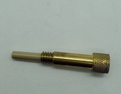PIN, RETRACTING, BRASS/PEEK