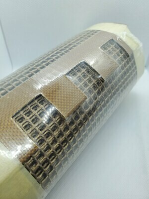 BELT, OPEN MESH OVER ROD (ST2520) 17.5 X 120.5 W/FINGERLACING FOR 3/8&quot; ROLLER