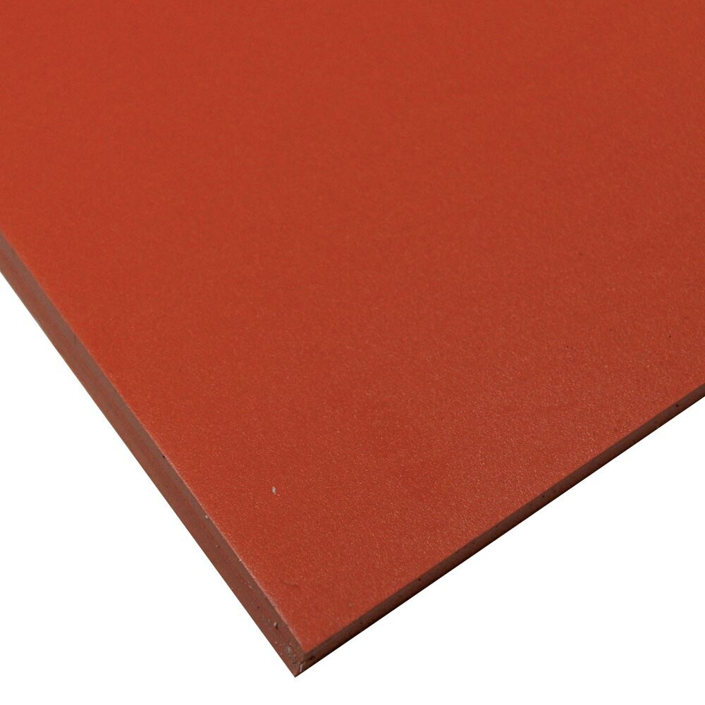 SHEET, SILICONE RUBBER, 50A SHORE, RED, 1/4 X 36 X 36