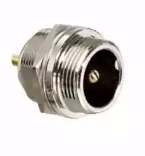 CONNECTOR, 2PIN, M14 MALE INTERNAL THREAD, PANEL MOUNT