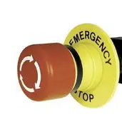 PUSHBUTTON, EMERGENCY STOP, TWIST TO RELEASE