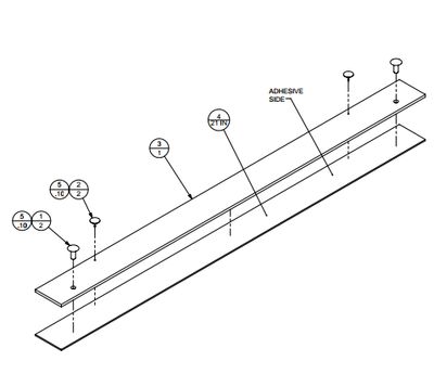 ANCHOR ASSY, MAGNETIC, SIDE, 21-3/8 IN, STC/ILS2520