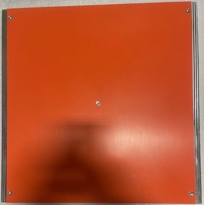 PLATEN PROTECTOR, BM2020, VULCANIZED, 5 HOLE, 40A SHORE X .030 THICK- CRATED
