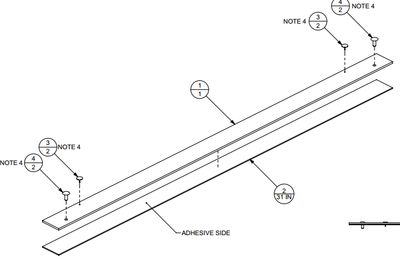 ANCHOR ASSY, MAGNETIC, SIDE, 24 -3/8 ILS3022