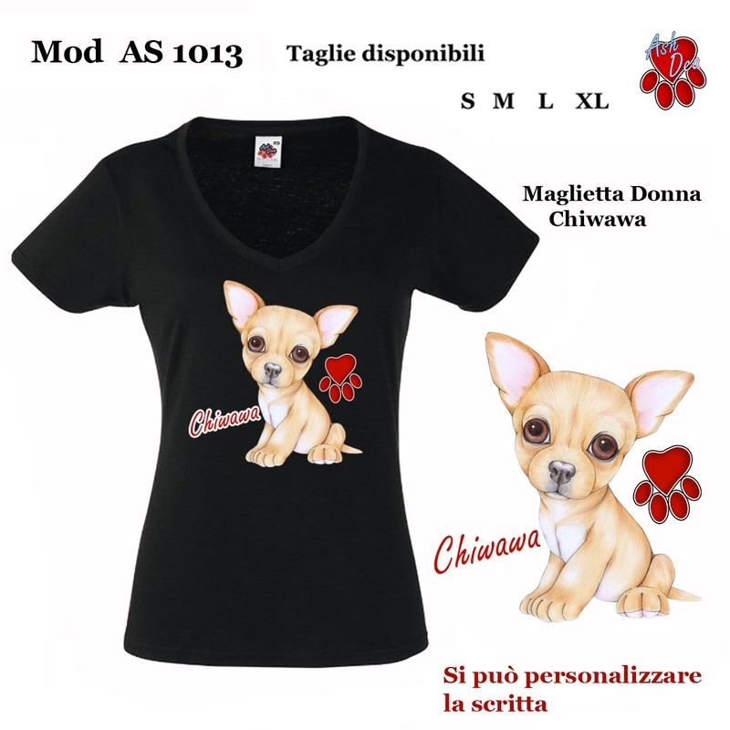 as1013 CHIWAWA   colori NERO BIANCO GRIGIO
Taglie S  M  L XL