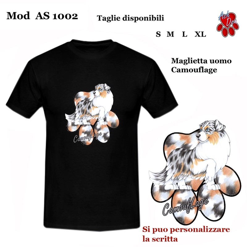 as1002 CAMUFLAGE colori NERO Taglie S  M  L XL