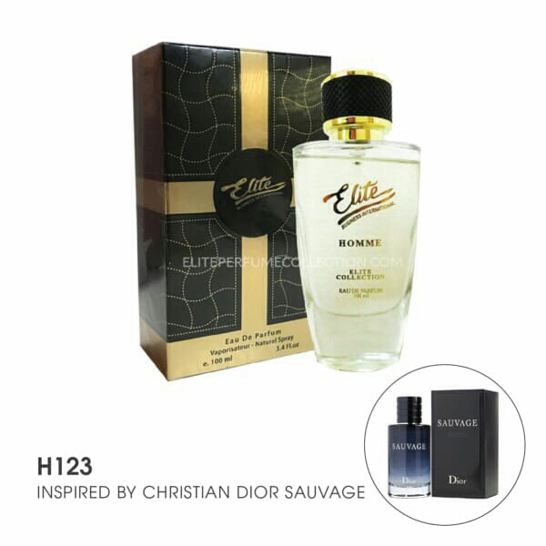 H123 inspired by Christian Dior sauvage for men 