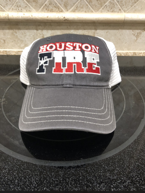 Texas Flag 111 Garment Washed Trucker - Charcoal &amp; White - (10 In Stock)