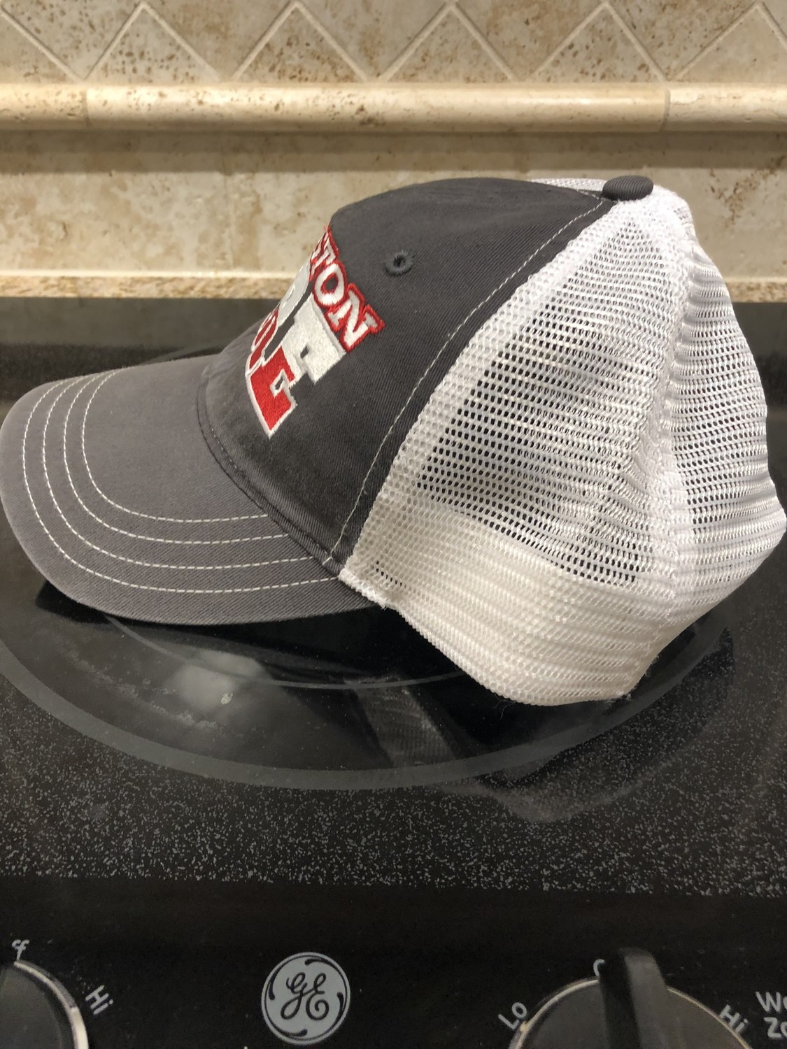 Texas Flag 111 Garment Washed Trucker - Charcoal &amp; White - (10 In Stock)