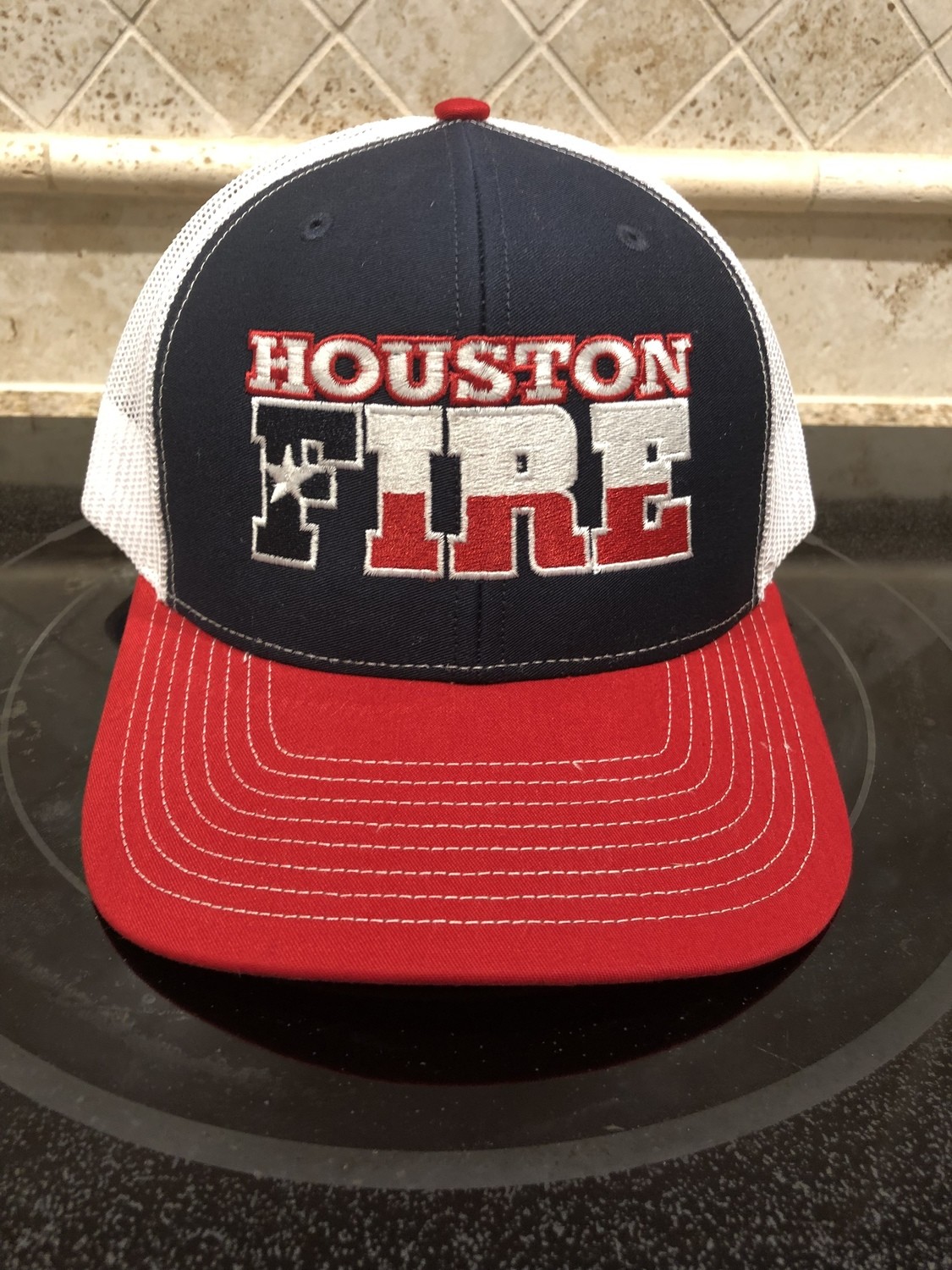 Texas Flag 112 Trucker - Red White &amp; Navy (6 in Stock)