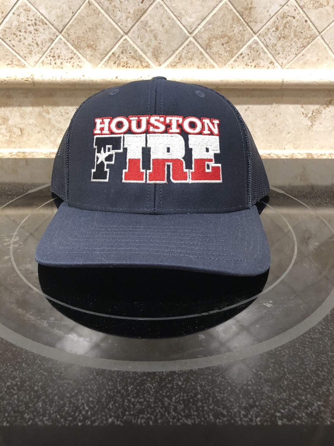 Texas Flag 112 Trucker - Navy