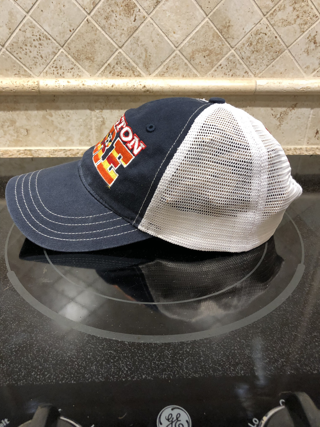Astros Themed 111 Garment Washed Trucker - Navy &amp; White (7 In Stock)