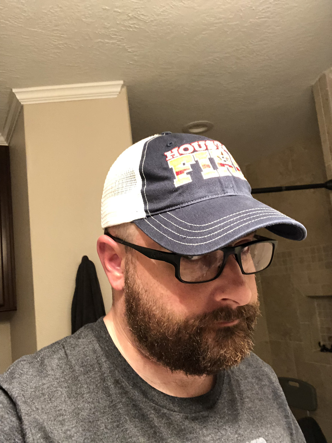 Astros Themed 111 Garment Washed Trucker - Navy &amp; White (7 In Stock)