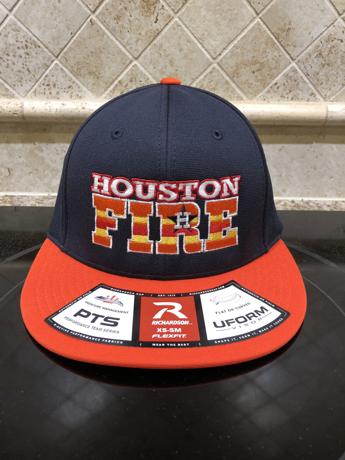 Astros Themed PTS20S Flex Fit - Navy &amp; Orange