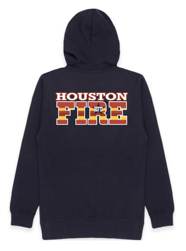 Astros Themed Hoodie - Navy