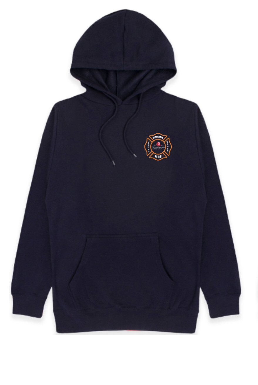 Astros Themed Hoodie - Navy